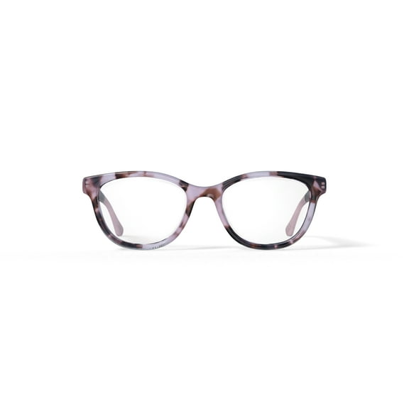 Jonas Paul Youth Libby Round Prescription Eyeglasses with Case, Pink Tortoise