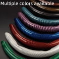 thumbnail image 6 of Carbon Fiber Silicone Anti-Slip Car Steering Wheel Cover Universal Fit, Carbon Fiber Steering Wheel Cover, Fibra De Carbono para Carro, 3 Piece Steering Wheel Covers, Snap On, 6 of 7