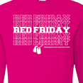 thumbnail image 4 of Inktastic Athletic Red Friday Dog Tags Long Sleeve T-Shirt, 4 of 5