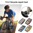 thumbnail image 2 of Kit de Herramientas Multiusos 11 en 1 para Reparación de Bicicletas, Llave Inglesa, Destornillador, Cadena Hexagonal, Accesorios para Reparación de Bicicletas A, 2 of 5