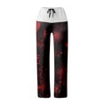 thumbnail image 4 of WEAIXIMIUNG Wide Leg Pants Women Jeans Print Wide Leg Slacks, 4 of 5