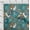 Teal Blue, variant on oneOone Cotton Jersey Teal Blue Fabric Leaves & Flowers Floral Diy Clothing Quilting Fabric Print Fabric By Yard 58 Inch Wide