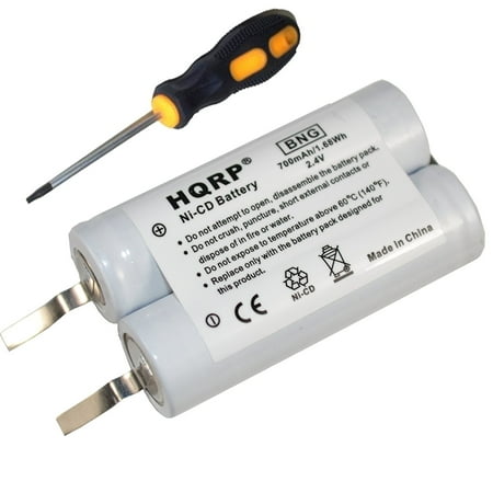 HQRP Battery for Philips Norelco 945RX 955RX 968RX 985RX HQ8865 HQ5615 Razor / Shaver plus Screwdriver