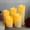 white, variant on Upgraded Dripless Flameless Candles Battery-powered Candles LED Pillar Candles Fake Candles 5pc Set With Realistic Flame For Christmas And Other Holiday Events
