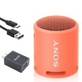 thumbnail image 3 of Sony Waterproof Wireless Bluetooth Portable Speaker with USB & USB Adapter, Coral Pink, SRS-XB13, 3 of 3