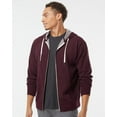 thumbnail image 5 of Independent Trading Co. Heathered French Terry Full-Zip Hooded Sweatshirt, 5 of 5