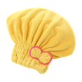 thumbnail image 3 of Ultra-Absorbent Microfiber Hair Drying Towel Cap with Bow Quick Dry, Soft, and Comfortable for All Hair Types, 3 of 3