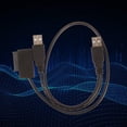thumbnail image 1 of Cable convertidor adaptador USB 2.0 a 7+6 Cable adaptador de unidad óptica de 13 pines Delgado 16in para SATA CD/DVD Barbie Nuevos Originales, 1 of 5