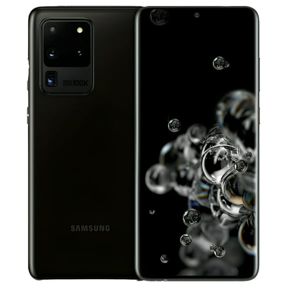 Samsung Galaxy S20 Ultra 5G SM-G988U1 128GB Black (US Model) - Factory Unlocked Cell Phone Excellent
