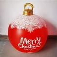 thumbnail image 1 of 60cm Inflatable Christmas Ball with Light Glow Giant Atmosphere Ball Home Garden, 1 of 8