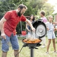 thumbnail image 2 of Costway Portable 1600W Electric BBQ Grill withTemperature Control & Grease Collector Black, 2 of 10