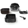 thumbnail image 3 of Restored Ninja AG301 Foodi 5-in-1 Indoor Grill with Air Fry, Roast, Bake & Dehydrate, Black/Silver (Refurbished), 3 of 11