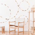 thumbnail image 4 of HSHDLDF Line Wall Decals Peel and Stick Wall Decals Stripes Wall Decal Modern Wall Stickers Abstract Wall Decals Vinyl Wall Decals Removable Geometric Wall Decal for Bedroom Living Room Terracotta D, 4 of 7