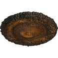 thumbnail image 3 of Ekena Millwork 21"OD x 2"P Marseille Ceiling Medallion (Fits Canopies up to 7 3/8"), Hand-Painted Rust, 3 of 6