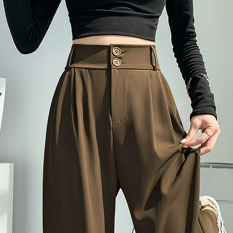 ylioge Wide Leg Pants for Women, Womens Plus Size Pant