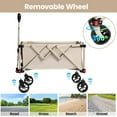 thumbnail image 5 of Collapsible Wagon with Wheels, Segmart Portable Heavy Duty Utility 132lbs Wagon with Pocket for Outdoor Sports, Camping, Garden, and Shopping, 5 of 9