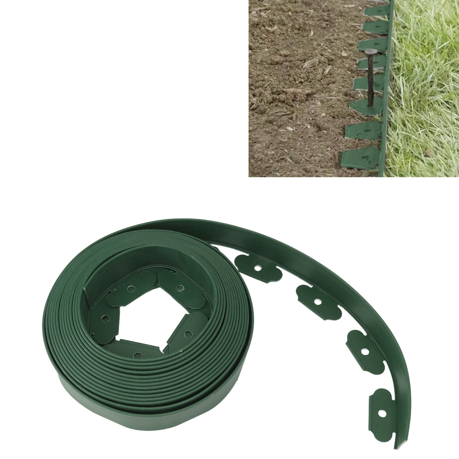 No Dig Garden Edging, Durable L Shaped Landscape Edging Kit For Lawn