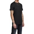 thumbnail image 2 of Jack & Jones Camiseta para Hombre, Pack de 4 - JACBASIC CREW NECK TEE, Manga corta, lisa, algodón Negro S (Small), 2 of 3