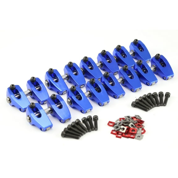 Speedmaster PCE261.1185 Compatible with Chevy GM LS7 Adjustable Pedestal Mount 1.8 Ratio Aluminum Shaft Rocker Arms