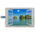 thumbnail image 4 of PKQWTM Window Ocean View Book Cover Book Protector Book Sleeve Book Pouch Book Bag 6x9 inch, 4 of 4