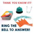 thumbnail image 2 of Juego de cartas Trivia TMD Retail Turnt Up Trivia con vaso de chupito de 44 ml, 2 of 9