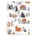 thumbnail image 7 of FORMRS 1-Subject Spiral Notebook 8" x 5" College Ruled 60 Refillable Sheet A5 Hard Cover, 2 Pack, Beige Snow Houses, 7 of 7