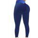 thumbnail image 5 of Gibobby Pantalones de mezclilla Pantalones elásticos de entrenamiento de yoga fruncidos para levantamiento de glúteos para mujer, pantalones de Yoga de cintura alta para depor(Azul， XXL), 5 of 5