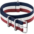thumbnail image 1 of Correa de reloj de nailon NATO resistente al agua con velcro de repuesto, 1 of 4