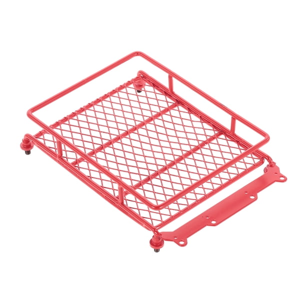 Portaequipajes de techo de coche RC Portaequipajes de Coche Metal en Miniatura de tejado de Bricolaje para Camión de Oruga Teledirigido 1:10 Magideal Portaequipajes de techo de coche RC