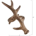 thumbnail image 4 of Fennco Styles Rustic Antler Design Aluminum Branch Napkin Rings, Set of 4, 4 of 5