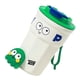 thumbnail image 3 of Taza de viaje de acero inoxidable con aislamiento y tapa, ideal para oficina, color blanco, 400 ml., 3 of 12