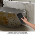 thumbnail image 6 of MIKIBAMA 67'' Grey Resin Stone Freestanding Soaking Bathtub, 6 of 10