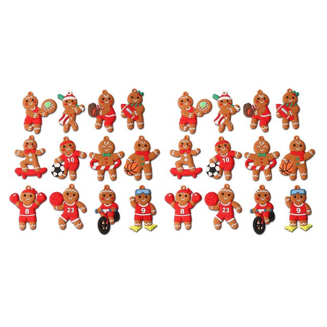 Moyic colgantes de árbol de Navidad para hombre, 12 piezas, adornos de dibujos animados, árboles de Navidad, figuras colgantes, juguetes, decoración Type1 NO1 Moyic CBP183984