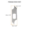 thumbnail image 2 of Unique Bargains 150pcs Exacto Knife Blades Compass Hobby Knife Replacement Blades Refills, 2 of 7