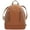 Brown, variant on Michael Kors Ladies Brooklyn Medium Pebbled Leather Backpack - Ivory/Brown