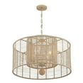 thumbnail image 6 of 4 Light Chandelier-Burnished Silver Finish    -Traditional Installation Crystorama Lighting Jay-A5004-Bs, 6 of 9