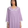 thumbnail image 5 of Moomaya WoMen's Printed Nightdress Knee Length Cotton Sleepwear Short Gown, 5 of 6