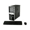 HP Pavilion Elite m9040n - Tower - 1 x Core 2 Quad Q6600 / 2.4 GHz - VIIV - RAM 3 GB - HDD 2 x 320 GB - DVD SuperMulti - GF 8400 GS - Mdm - GigE - WLAN: 802.11b/g - Vista Home Premium - monitor: none