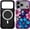 Dreamy Lotus, variant on Case for iPhone 17 Pro Max, [Compatible with Magsafe] [6.6ft Military-Drop Protection] 2 in 1 Case Cover 360 Degree Full Body Protective Phone Case (Pink Stripes Lines)