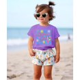 thumbnail image 3 of Birthday Girl Shirt for Toddler & Youth Girls Cute Painted Glitter Birthday Party Graphic Tee Purple Shirt 4T, 3 of 8