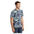 thumbnail image 4 of Port & Company Men's 5.4-oz 100% Cotton Camo Tee Shirt Woodland Blue Camo X-Large, 4 of 6