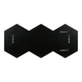 thumbnail image 4 of Kate and Laurel Royce Miroir Mural d'Accent Hexagonal Trio Moderne Charmant, Or 30x14, 4 of 7