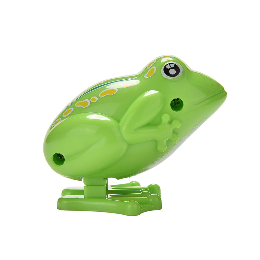 Best Wind up Frog Plastic Jumping Animal Classic Educational Clockwork Toy KE 