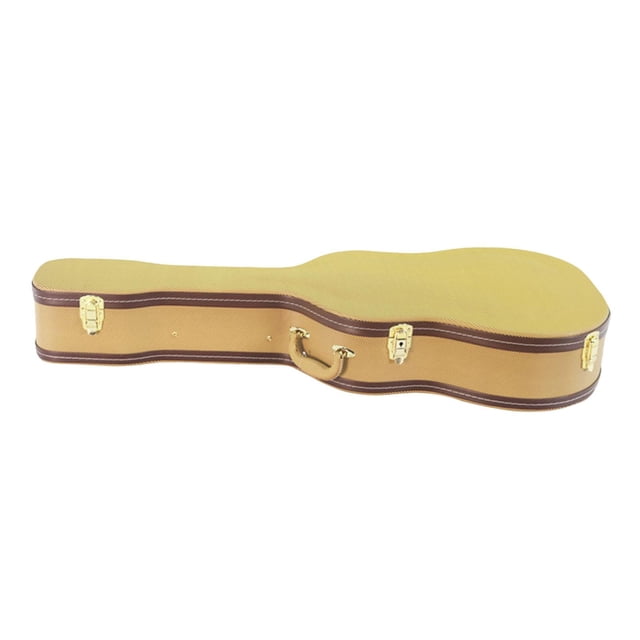 TISHITA Acoustic Guitar Bag Waterproof Guitar Case for Home Stage Performance Travel Yellow Handle