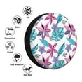 thumbnail image 4 of Yiaed Hawaiian Style Print Tire Wheel Cover, Waterproof Spare Tire Cover Fit for Jeep, Truck,Trailer, RV, SUV, Camper and Most Vehicle-14 inch, 4 of 6