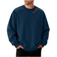thumbnail image 1 of Ceisia Men Casual Fashion Graphic Print Round Gift Neck Pullover Long Sleeve Everyday Sweatshirt, 1 of 5