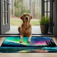 thumbnail image 3 of ONETECH Aurora Borealis Space Art Kitchen Floor Mat Dog Doormat 19.68*39.37 in, 3 of 6