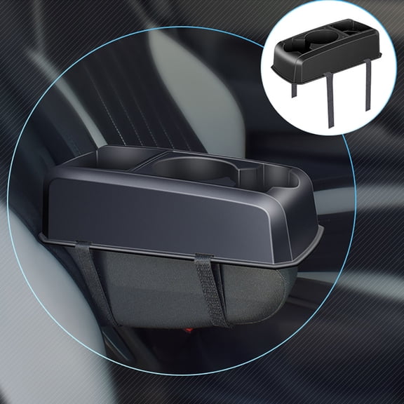 SANWOOD Auto Car Gap Crevice Water Cup Holder Beverage Bottle Storage Box Case Armrest