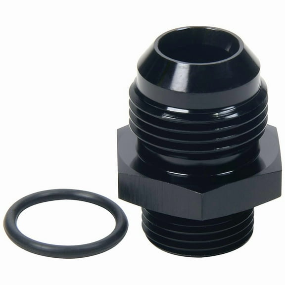 Allstar Performance ALL49853 Fitting - Adapter - Straight -12AN Male to -10AN Male O-Ring - Aluminum - Blk Anodized - Each
