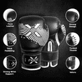 thumbnail image 3 of FightX Kids Boxing Gloves MMA PU Leather Junior Boxing Gloves Set for Children (White, 4oz), 3 of 8